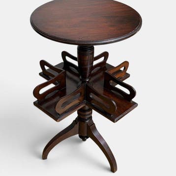 Bijzettafel - Whiskey Table - Mahonie - Draaiend