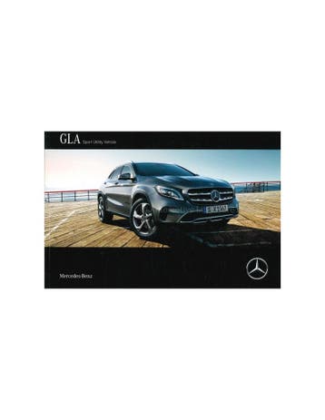 2017 MERCEDES BENZ GLA KLASSE BROCHURE NEDERLANDS, Nieuw, Author