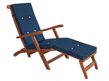 Ligbedkussen Blauw 184,5x43x6cm (Ligbed - Lounge), Verzenden, Nieuw