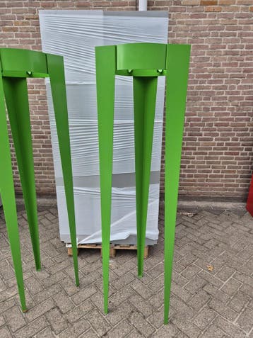 Van Esch Design Kapstok Groen – 175 cm – Set van 2, Huis en Inrichting, Woonaccessoires | Kapstokken, Ophalen, Gebruikt, Metaal