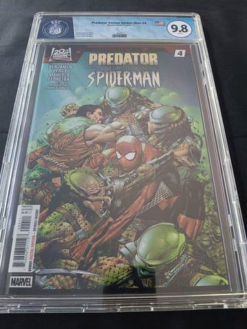 Predator Versus Spider-Man 4 - 1 Graded comic - Eerste druk, Boeken, Nieuw
