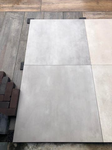 keramische terrastegels 80x80x2 1 ste keus actie tuintegels, Nieuw, Keramiek, 10 m² of meer, Terrastegels