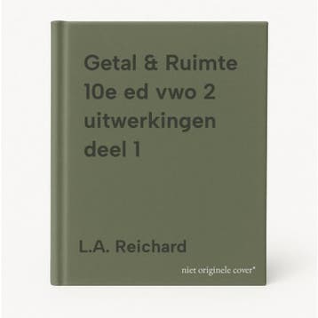 Getal & Ruimte 10e ed vwo 2 uitwerkingen deel 1, Verzenden, Gelezen, L.A. Reichard