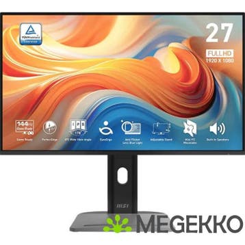 MSI PRO MP275PGN E14 27  Full HD 144Hz IPS Monitor, Computers en Software, Verzenden, Nieuw, MSI