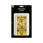 Classy Party Curtain Abraham 50, Verzenden, Nieuw, Versiering, Verjaardag