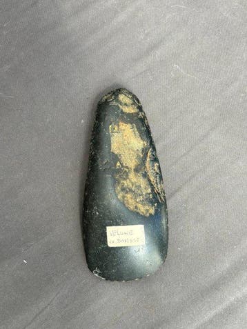 Neolithisch Diabaas of Amfiboliet Bijl - 150 mm (Zonder