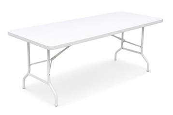 Klaptafel 183 x 76cm | Wit, Huis en Inrichting, Ophalen of Verzenden, Nieuw, Kunststof