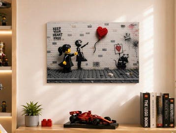 Lego Merchandise - Art - “Girl with Balloon – Brick Tribute”, Nieuw