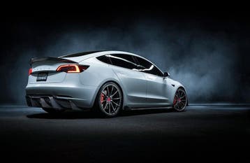 Carbon diffuser Tesla Model 3, Auto diversen, Verzenden