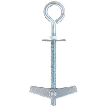 M6 hollewandplug met oog - M6 x 100mm - Gegalvaniseerd, Doe-het-zelf en Verbouw, IJzerwaren en Bevestigingsmiddelen, Ophalen of Verzenden