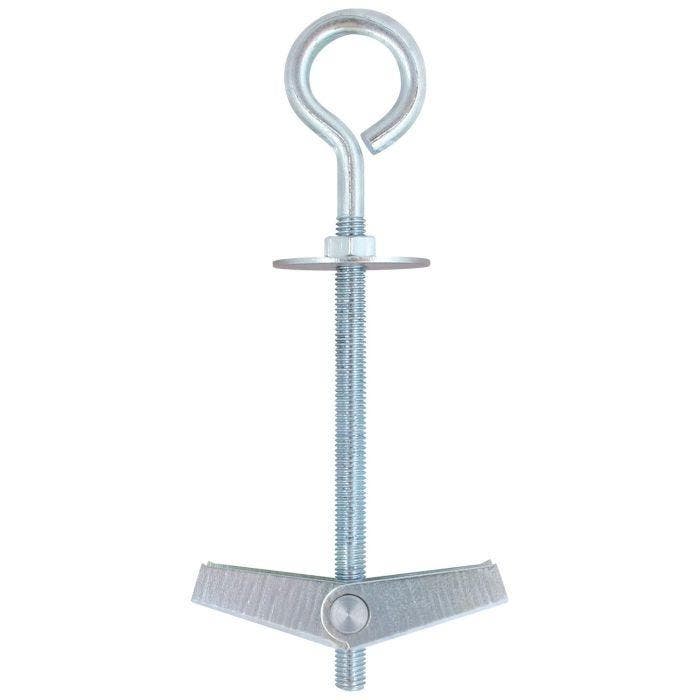 M6 hollewandplug met oog - M6 x 100mm - Gegalvaniseerd, Doe-het-zelf en Verbouw, IJzerwaren en Bevestigingsmiddelen, 50 tot 100 mm