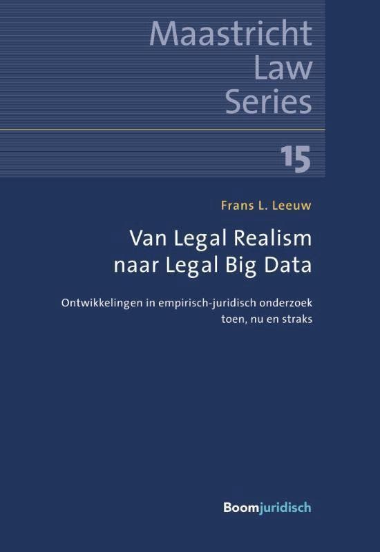 9789462907812 Maastricht Law Series 15 -   Van Legal Real..., Boeken, Schoolboeken, Zo goed als nieuw, Verzenden