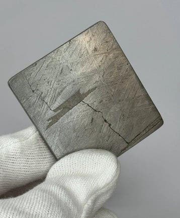 Aletai meteoriet IJzer meteoriet - 107 g - (1), Verzamelen, Mineralen en Fossielen