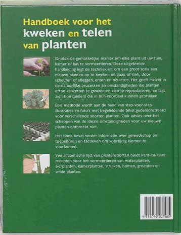 Handboek voor het kweken en telen van planten 9789059207585, Boeken, Verzenden, Zo goed als nieuw, M. Smith