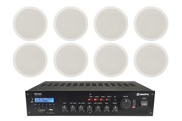 Adastra Shop 8 Inbouwspeakers + 100 Volt Versterker, Verzenden, Nieuw, Overige typen, Overige merken