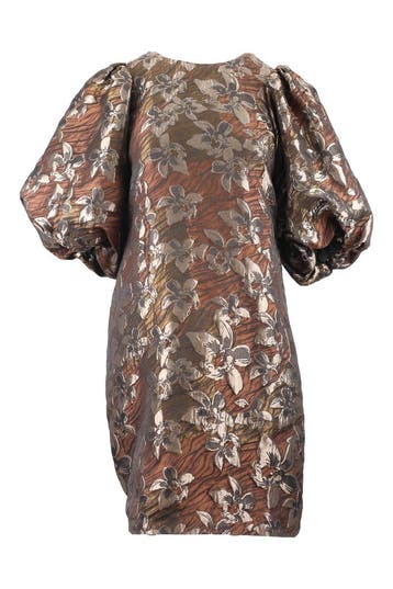 Notre-V Jurk in maat M Brons, Kleding | Dames, Notre-V, Verzenden, Zo goed als nieuw, Overige kleuren