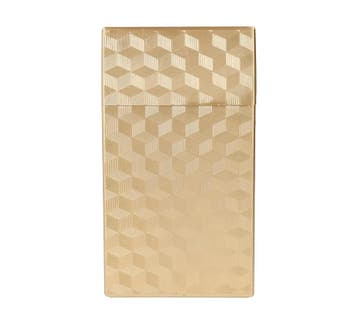 Patroon 100's sigarettendoosjes - Goud, Verzenden, Nieuw, Tabaksdoos of Verpakking