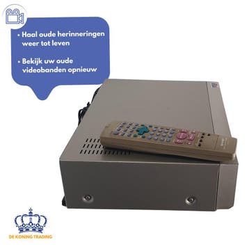 Sharp VC-MH770SM | VHS Videorecorder | VHS Speler | Video, Verzenden, Gebruikt, VHS-speler of -recorder