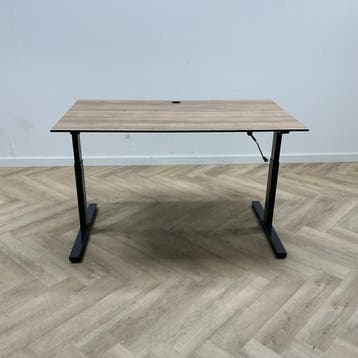 Eromes  slingerbureau 140x80 cm, havanna - antraciet, Zwart, Gebruikt, Ophalen of Verzenden
