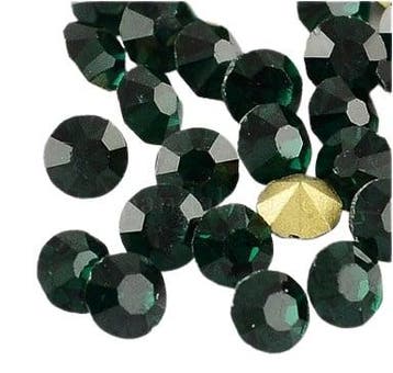 10 x Puntsteen kristal glas SS12 c.a. 3,5mm Zeegroen, Ophalen of Verzenden, Nieuw, Overige typen