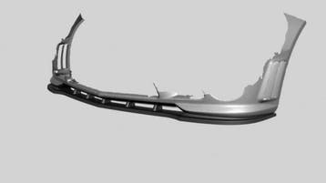 Front Splitter Mercedes-Benz C63 AMG Sedan / Stationwagen, Verzenden