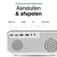 Beamer 10.000 Lumen - 1080P Full HD - Wifi Projector, Verzenden, Zo goed als nieuw