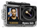 Veiling - Eyes GO actiecamera met 2 schermen, Audio, Tv en Foto, Actiecamera's, Gebruikt