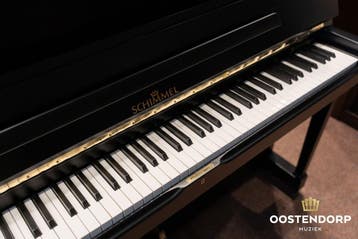 Schimmel 118T B Messing Piano, Zo goed als nieuw, Zwart, Piano