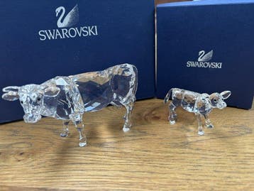 Swarovski - Beeldje - Calf 905776 + Cow 905775 - Box (2) -