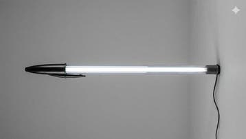Lamp - UNIQUE Pen LED-lamp – Conceptueel Ontwerp Licht -