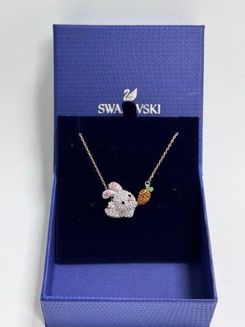 Swarovski - Swarovski-kristallen - Ketting met hanger -