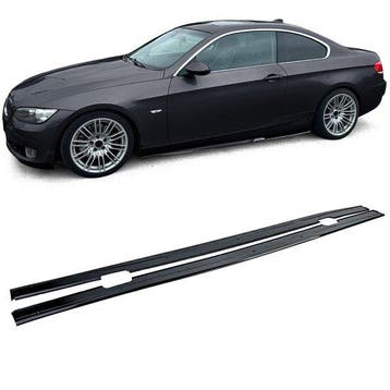 Glanzend zwarte sideskirt aanzets passend voor BMW 3 seri..., Verzenden, Nieuw