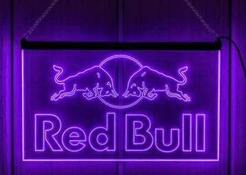Led bord Red Bull, Ophalen of Verzenden, Nieuw, Reclamebord
