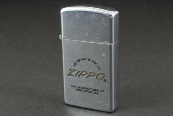 Zippo - Slim Promotional Logo - Zakaansteker - metaal, Nieuw