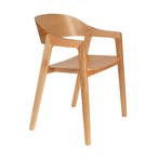 *WOONWINKEL* Dutchbone Westlake Stoel Van Gebogen Eikenhout, Huis en Inrichting, Verzenden, Nieuw, Bruin, Hout