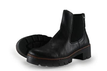 Rieker Chelsea boots in maat 39 Zwart, Verzenden, Zwart, Overige typen, Zo goed als nieuw