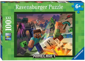 Minecraft Puzzel (100 XXL stukjes) | Ravensburger - Puzzels, Verzenden, Nieuw