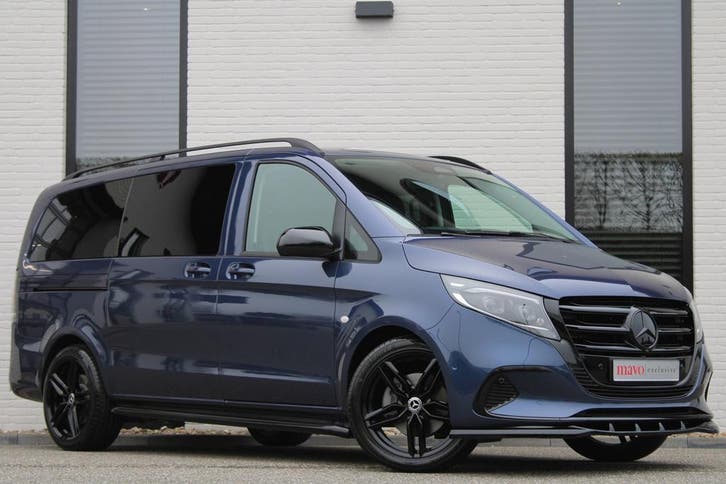 Zakelijke Lease |  Mercedes-Benz Vito 119 CDI / Aut / Lang /, Auto's, Bestelauto's, Dealer onderhouden, Lease, Zwart, Automaat
