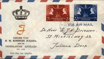 Nederlandse Antillen - Aruba - Suriname 1955/1999 -, Gestempeld