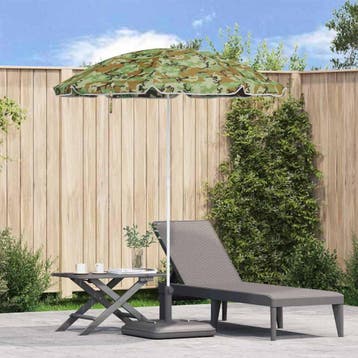 vidaXL Tuinparasol 170T polyester Camouflage, Verzenden, Nieuw