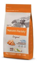 NATURES VARIETY ORIGINAL ADULT MINI SALMON NO GRAIN (HOND), Verzenden