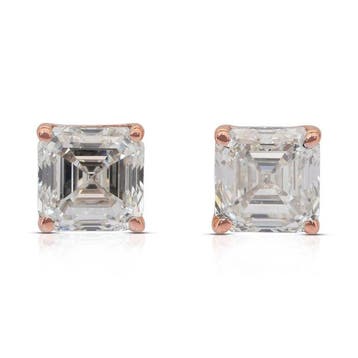 Oorbellen - 18 karaat Roségoud - 2.01ct. tw. Diamant, Nieuw