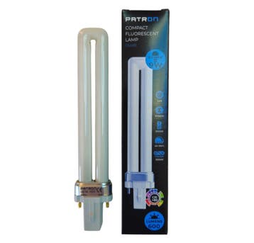 Patron Spaarlamp 2-pins PL-S 9W/830/2P | G23, Ophalen of Verzenden, Nieuw
