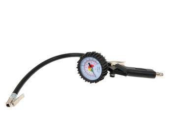 Bandenpomp - Bandenspanningsmeter  0 Tot 12 Bar - Luchtpomp, Ophalen of Verzenden