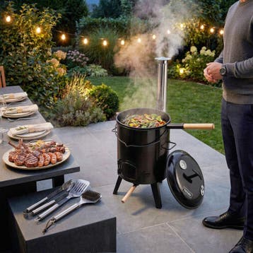 Goulashketel Rocket, 17 l, 5-in-1, incl. accessoires - zwart, Verzenden, Nieuw