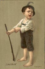 Fantasie, Familie - Gezin - Moeder - Kind - Ansichtkaart, Gelopen