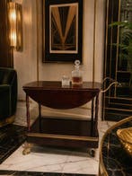 ICO PARISI - Serveerwagen - Hout, Metaal - Carrello bar, Nieuw