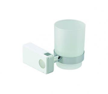 Wand Bekerhouder met Glazen Beker ND-Design, Caravans en Kamperen, Nieuw