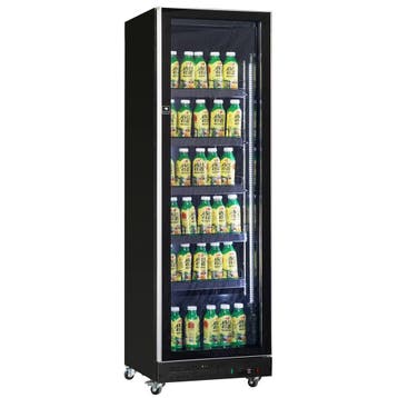 Drankenkoeling | 387L | Zwart | +2°C/+10°C | Geforceerd |, Verzenden, Nieuw in verpakking