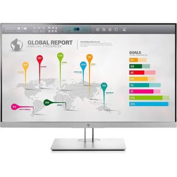 HP EliteDisplay E273q - 27 inch - 2560x1440 - DP - HDMI - VG, Verzenden, Refurbished
